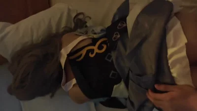 后入刻晴cos，喜欢这大屁股吗？